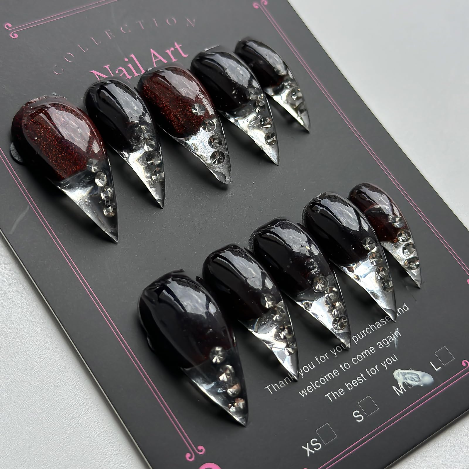 Handmade Reusable ABS Press-On False Nails