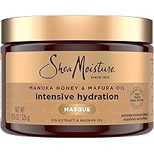 SheaMoisture Intensive Hydration Hair Masque Manuka Honey & Mafura Oil For Dry, Damaged Hair Deep Conditioning Hair Treatment 11.5 oz