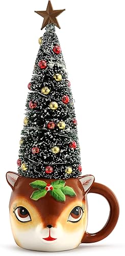 Miniatura 8 de Mr. Christmas Decoración navideña nostálgica de elfo de vela, verde