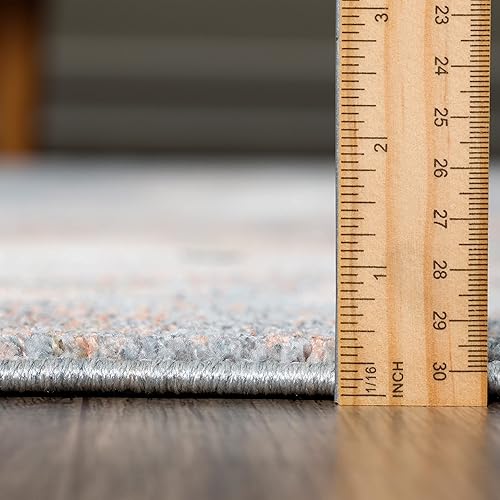 Miniatura 2 de Abani Alfombra contemporánea de 5 x 8 pies (5 pies 3 pulgadas x 7 pies 6 pulgadas), alfombra moderna de alta calidad para comedor, multicolor