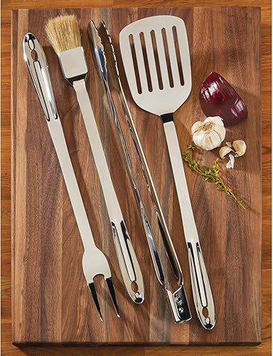 Miniatura 3 de Juego de utensilios de cocina All-Clad T147 de acero inoxidable, 4 piezas, color plateado