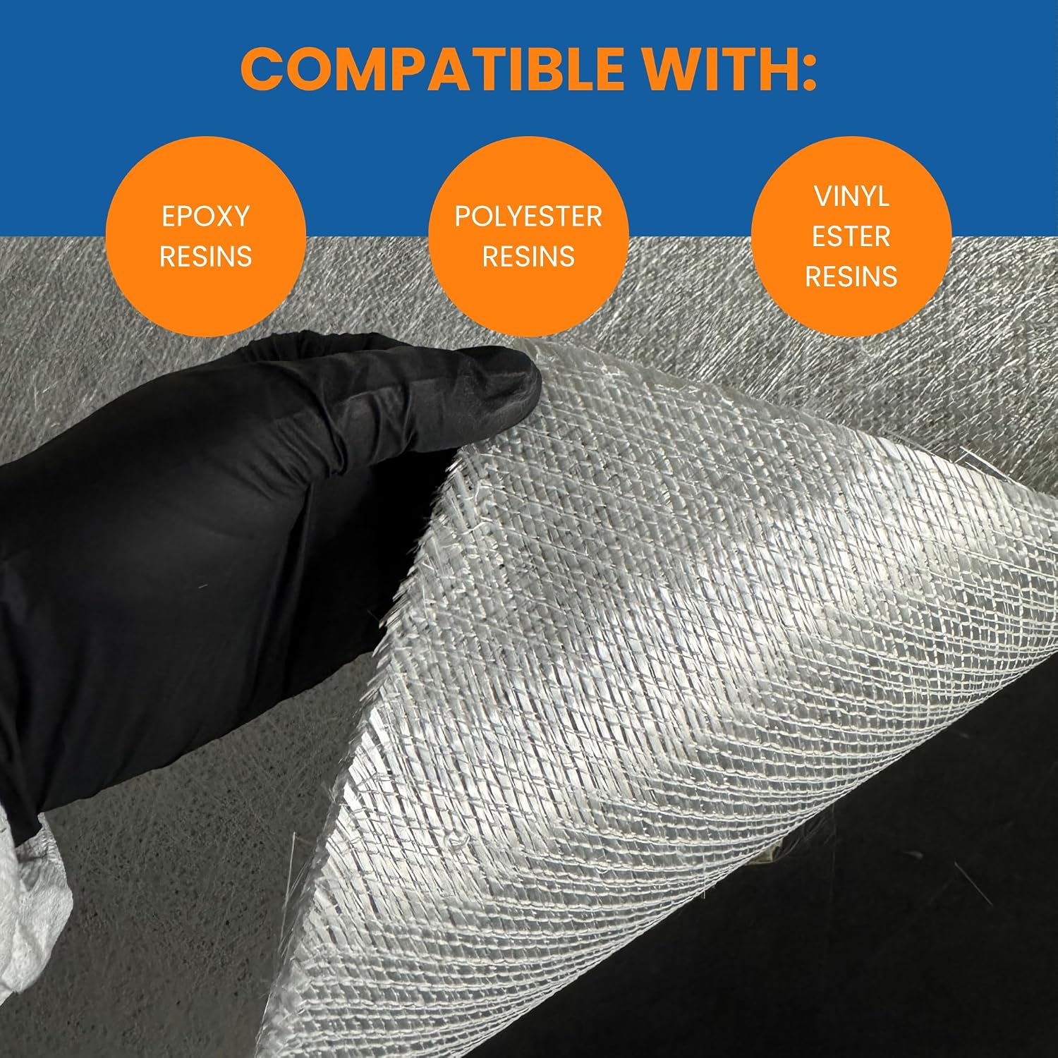 1708 Biaxial Fiberglass DBM 50" Inch Wide x 3 Yards | 45/45 DBM - 50"x108"