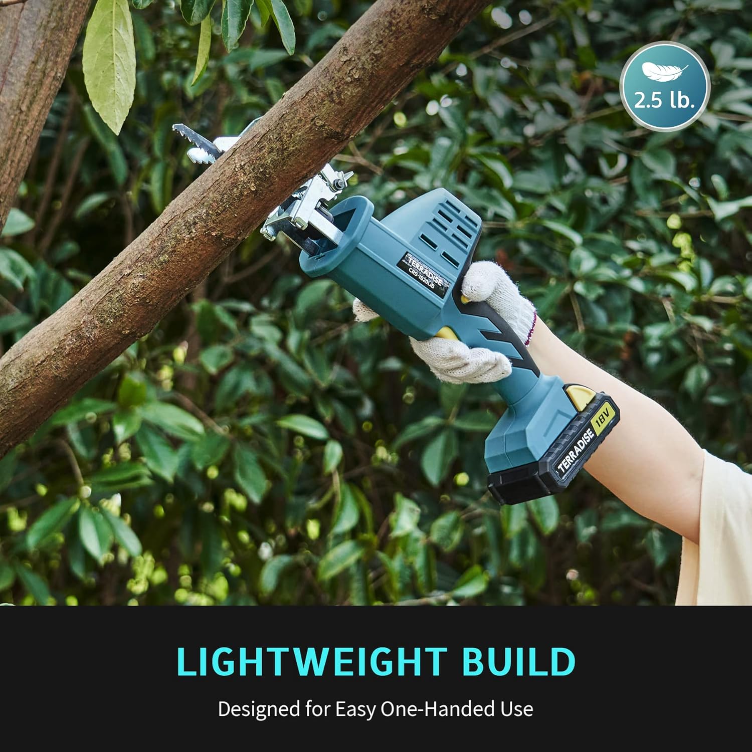 Buy TERRADISE Cordless Reciprocating Saw, Electric Sawzall with 2.0Ah