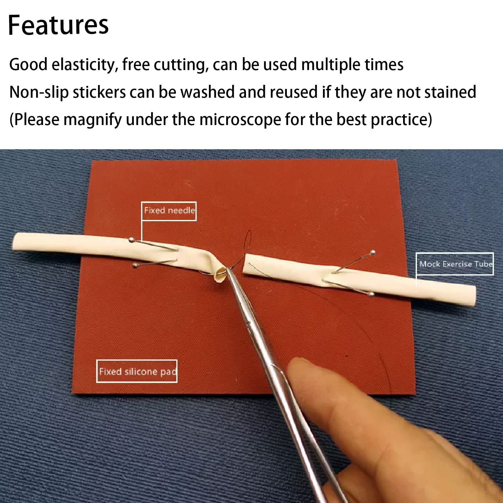 Suture Practice Kit Medical Science Teaching Equipment Microvascular ...