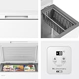 Hisense HCF145E Gefriertruhe, 141 Liter, sehr leise 40 dB, Klasse E, 60,6 × 55,9 × 85,8 cm, weiß - 11