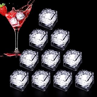 Light Up Ice Cubes for Drinks, LED Ice Cubes Liquid Activated, Glow in The