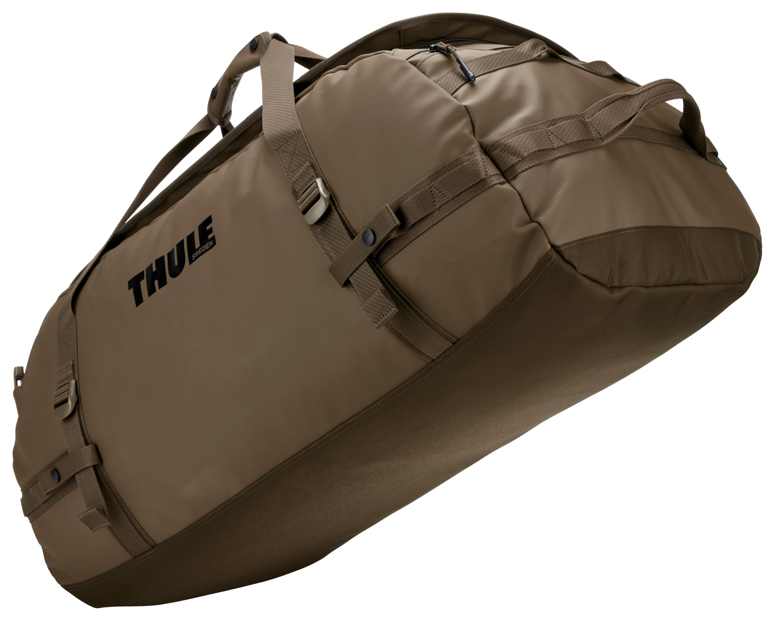 THULE Sac de Voyage Sac à Dos Chasm Recycled Duffel 90L Deep Khaki Kaki