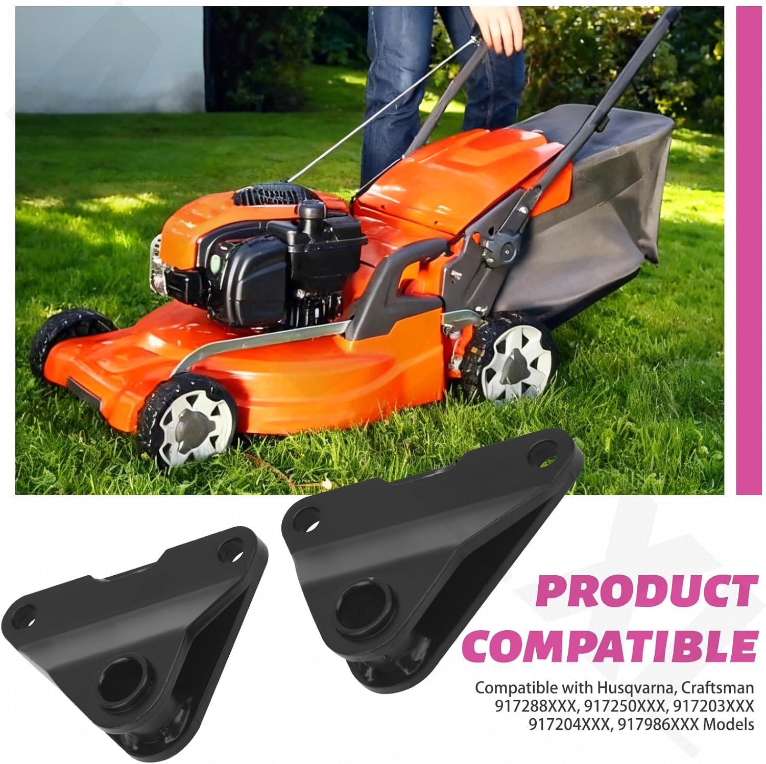 529846901, 583561101 RH & LH 548461901, 583561001, 441872 Lawn Tractor Pivot Plate Compatible with Craftsman, Husqvarna Lawn Mower for 917288XXX, 917250XXX, 917203XXX, 917204XXX, 917986XXX Models