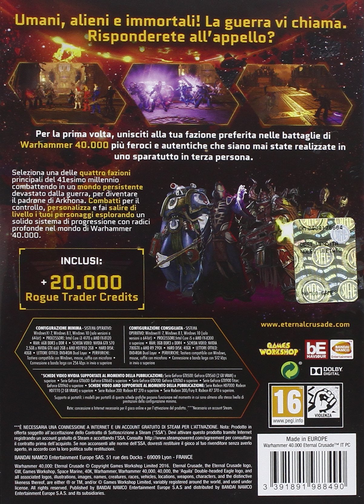 Warhammer 40000: Eternal Crusade - PC