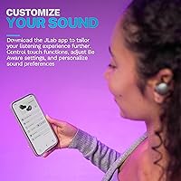 Vista 2 de JLab Go Air Pop+ True Wireless Earbuds, in Ear Headphones, Bluetooth Earphones, 35H Playtime Ear Buds, Bluetooth Earbuds with Microphone, USB-C