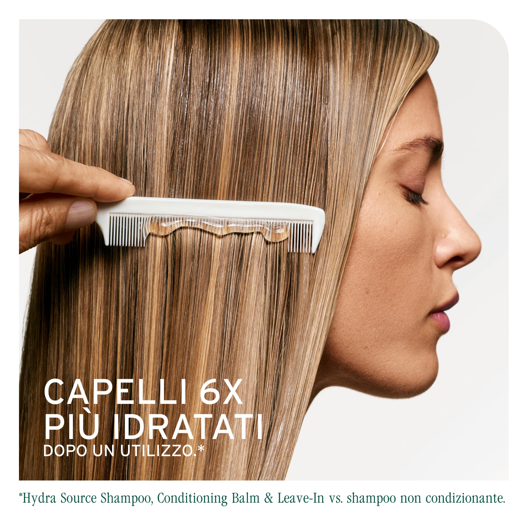 Biolage, Kit Shampoo + Balsamo Nutriente per Capelli Secchi e Danneggiati, Azione Idratante e Illuminante, Arricchito con Aloe Vera e Acido Ialuronico, Hydrasource, 400 ml + 236 ml