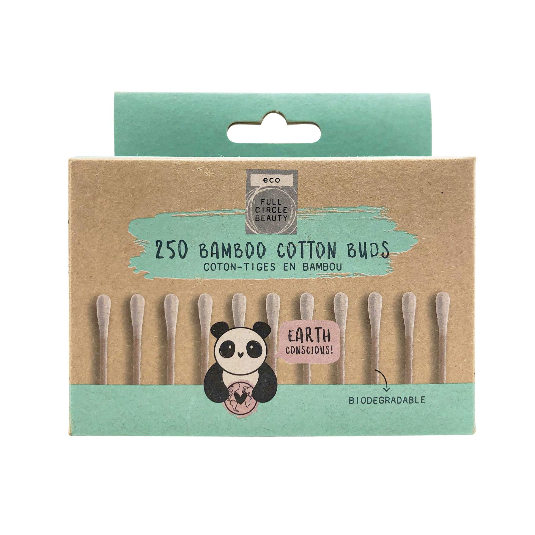 Full Circle Eco Friendly Bamboo 250 Cotton Buds