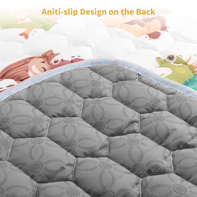 Baby Play Mat para piso 50" x 50" miniatura 5