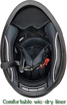 VEGA Helmets V-Star Snowmobile Helmet with Electric Heated Shield (9ft Silver Coated Heavy Duty RCA Jack Cord, Breath Deflector, Thin Balaclava Included)