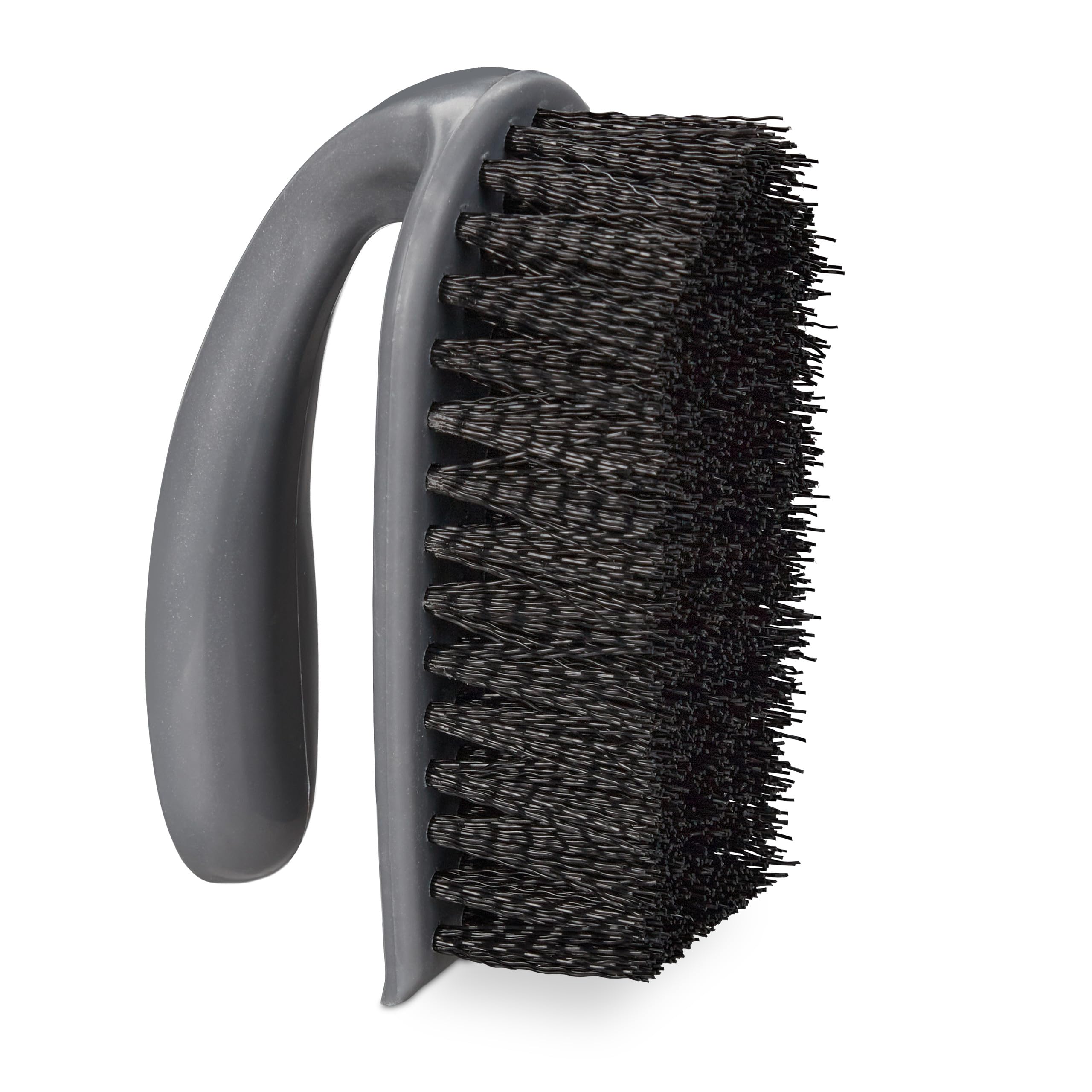 Set 48 Cepillos para Fregar, Cerdas Duras, Limpieza Baño, Cocina, Alfombra, Escobilla Zapatos, Plástico, Gris
