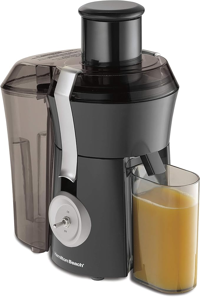 Amazon.com: Hamilton Beach exprimidor de boca grande, Gris : Hogar y Cocina