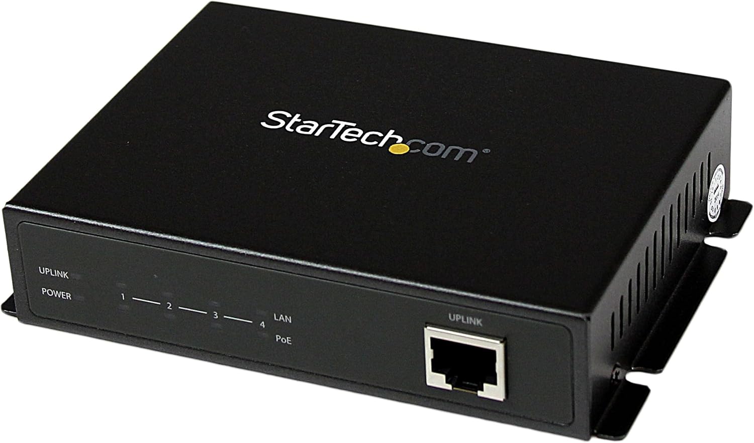 TOP оƒƒERS StarTech.com 5 Port Unmanaged Industrial Gigabit PoE Switch with 4 15.4W Power over Ethernet ports - Wall Mountable PoE Network Switch (IES51000POE) , Black