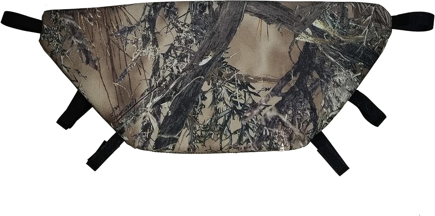 Hazmore Summit Tree Stand Back Rest, Camouflage, Low Profile, Adjustable Ergonomic Support, Plastic, Outdoor