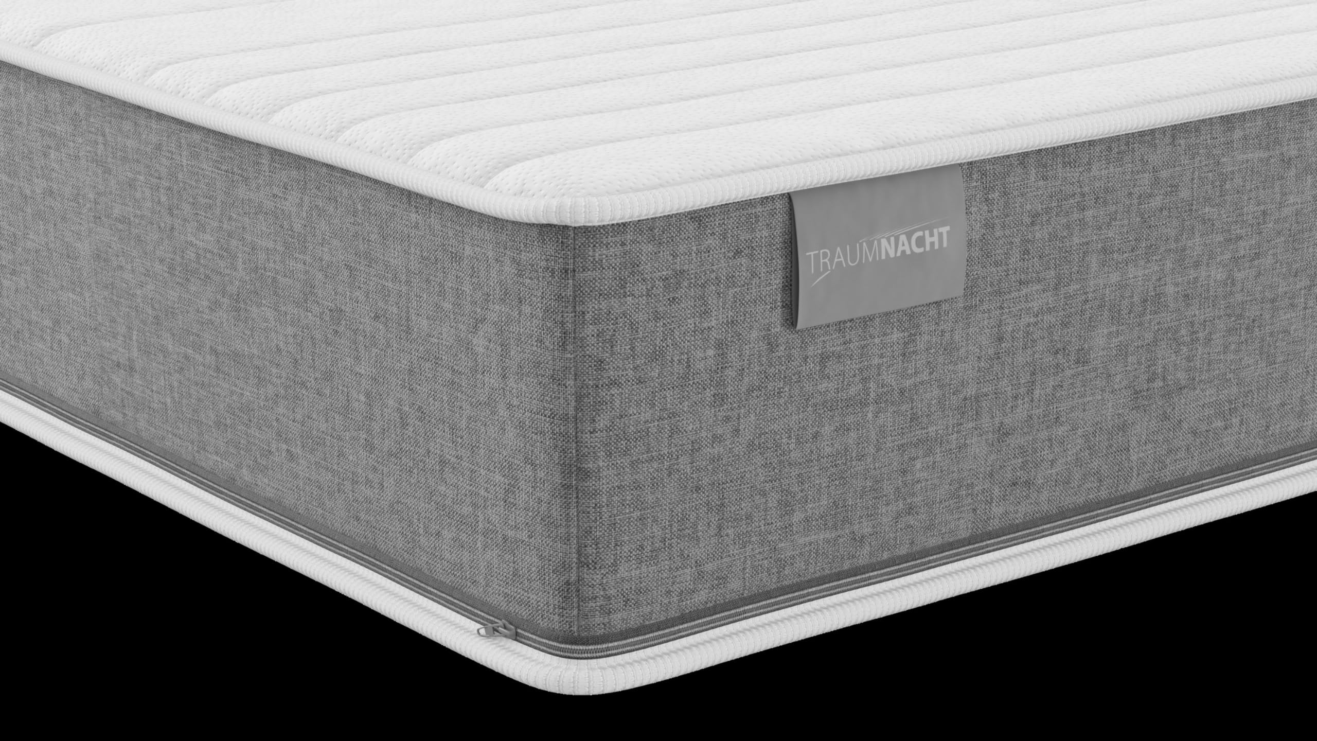 Traumnacht Die Matratze 500er Tonnentaschenfederkernmatratze 140x200 cm | 7-Zonen ergonomisch | integrierter Duo Topper | Öko-Tex zertifiziert | deutscher Qualitätsstandard