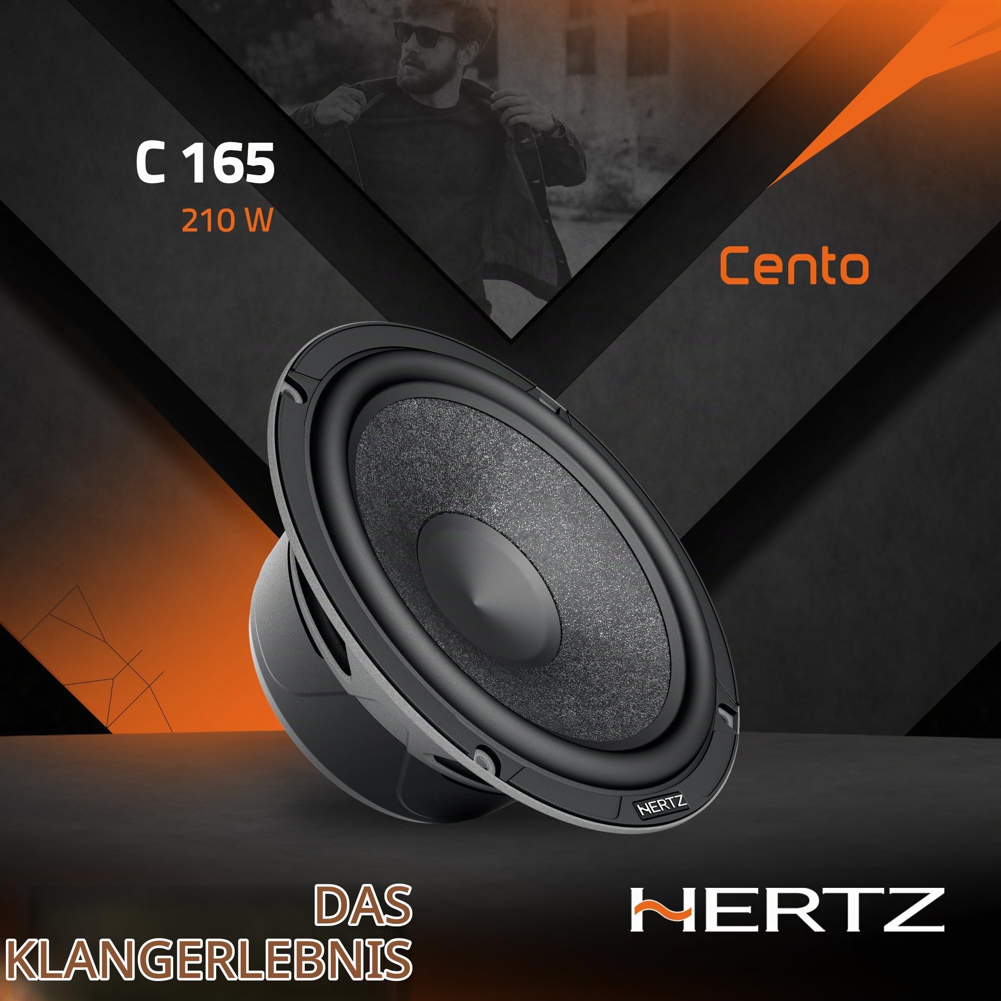 Hertz C 165 Paar Tieftöner 165 mm, 210 W