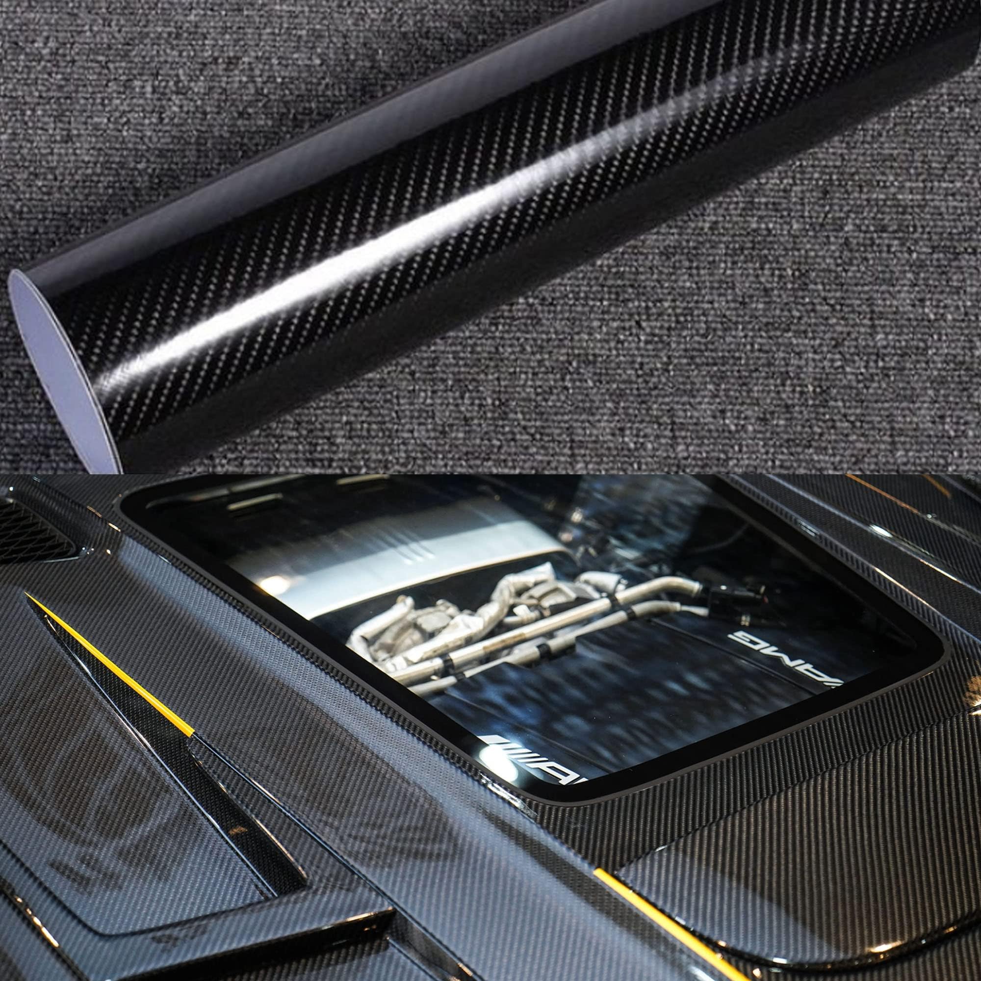 Fousenuk Carbon Cover 300 x 30 cm 6D vinylkoolstof