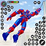 Spider Robot Rope Hero: Robot Superhero: Spider Robot Games: Robot Car Games: Robot Transforming Games: Robot Transformation Games | Flying Robot Car Transform | Mech Robot Transforming | War Robots
