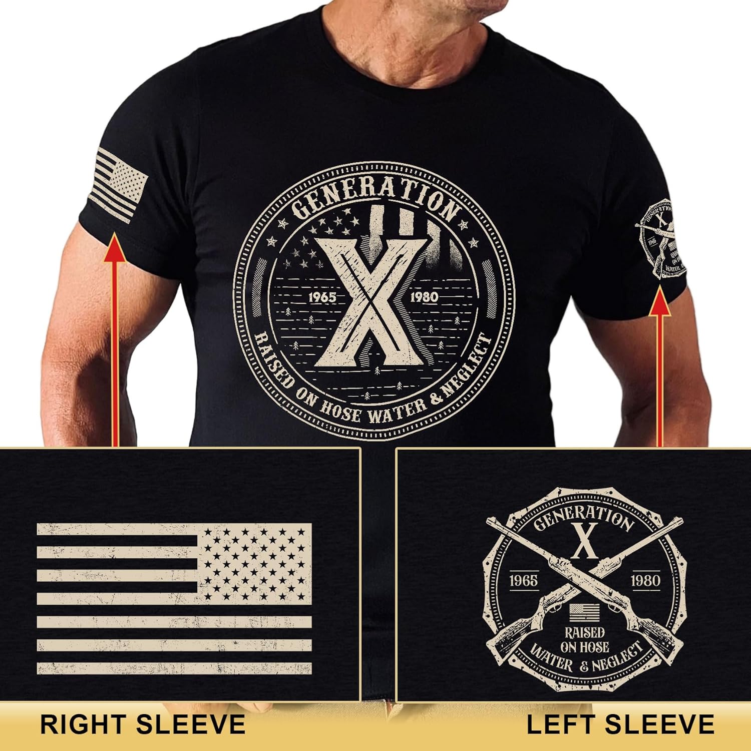 Gen X Shirts for Men, Generation X Shirt, Gen X Raised On Hose Water and Neglect Shirt, Gen X T Shirt Women 2