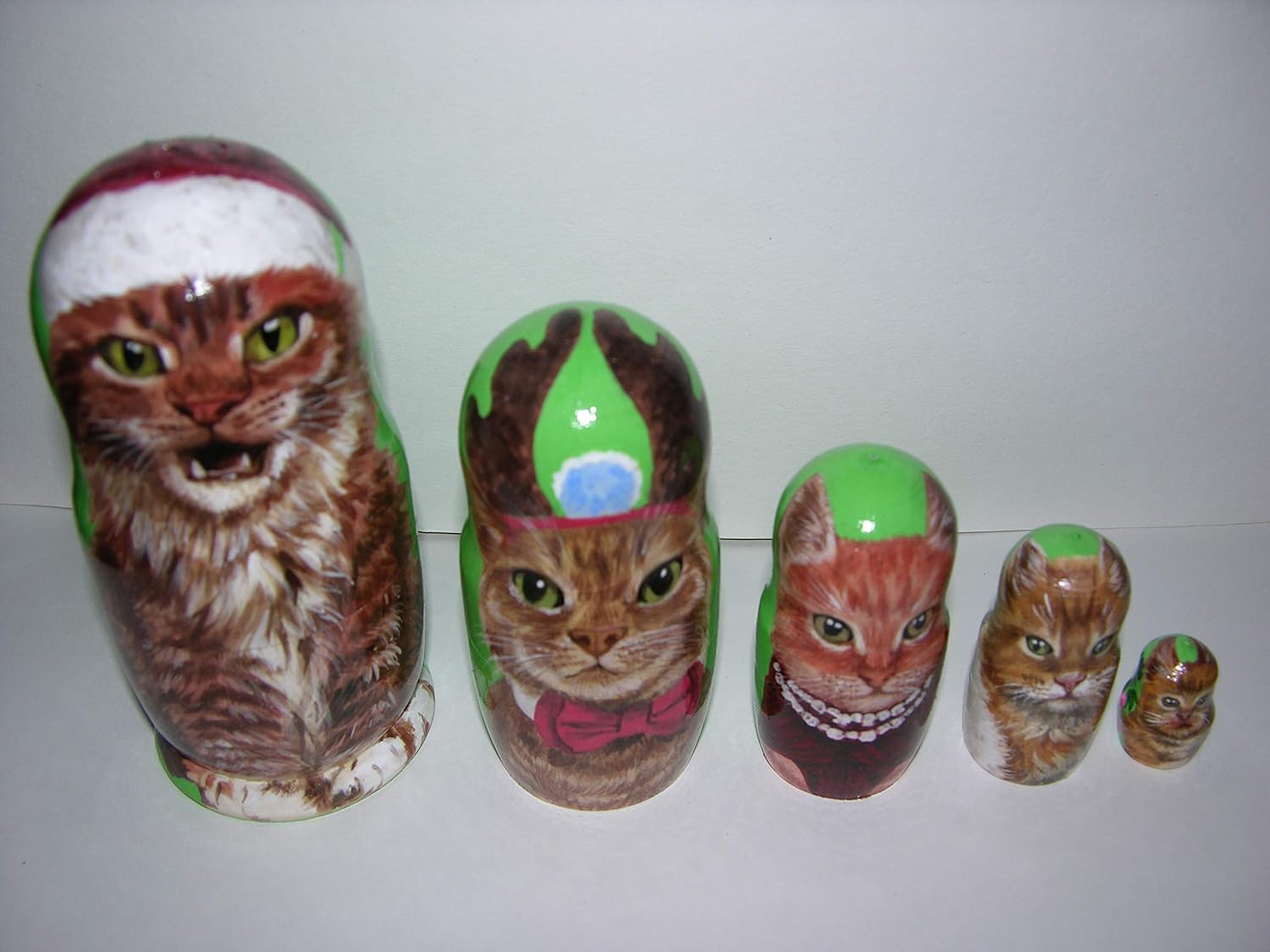 Christmas Cats Nesting Doll