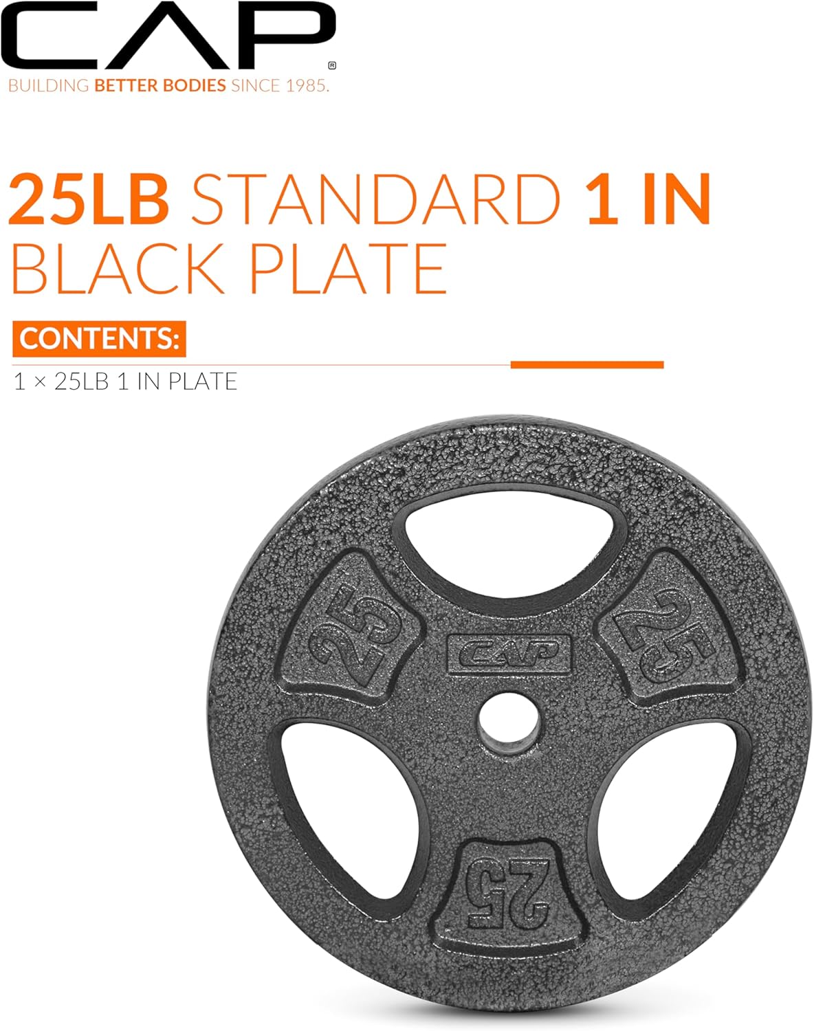 CAP Barbell Standard 1-Inch Grip Weight Plates