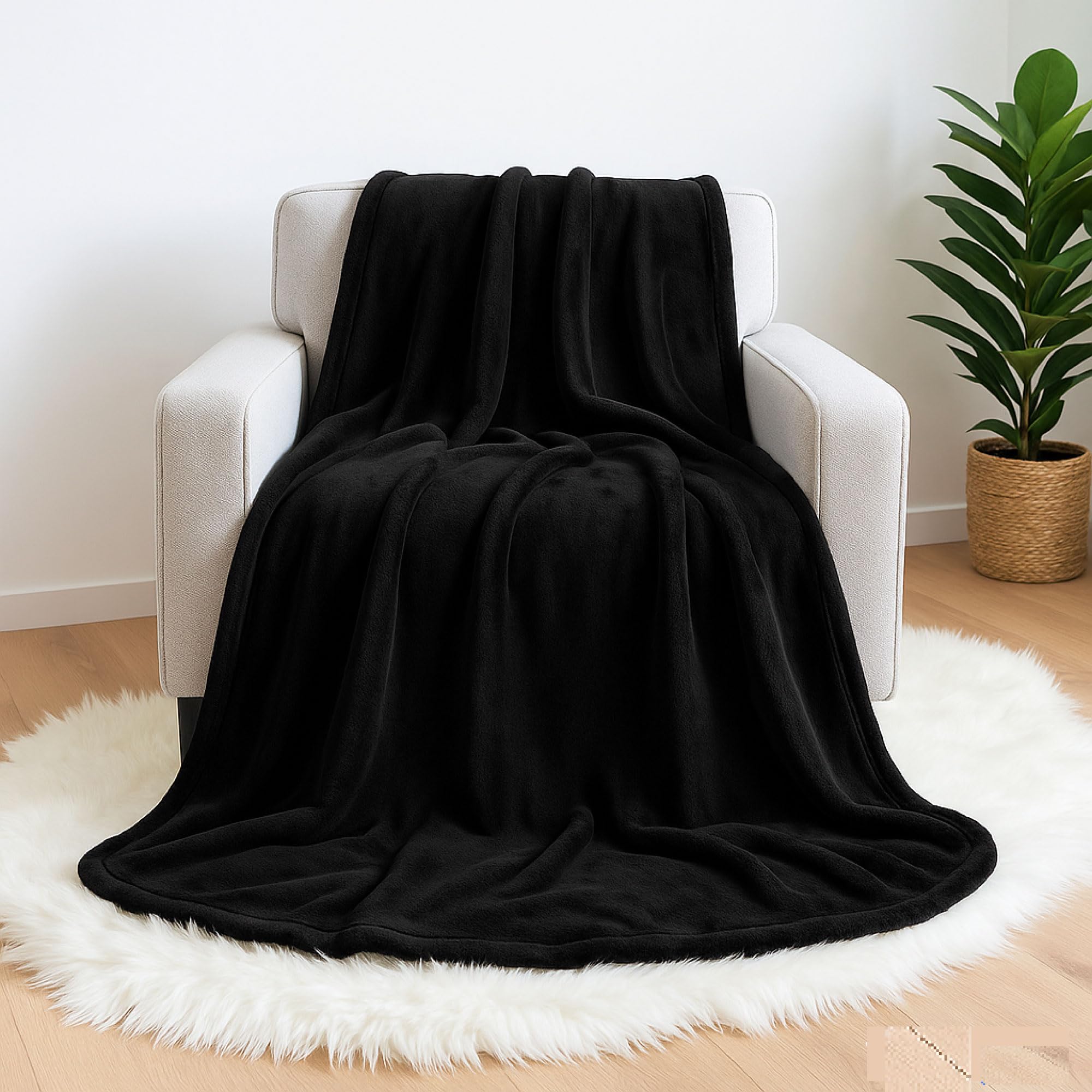Amazon.com: Polar Fleece Throw Blanket for Couch, Twin Bed
