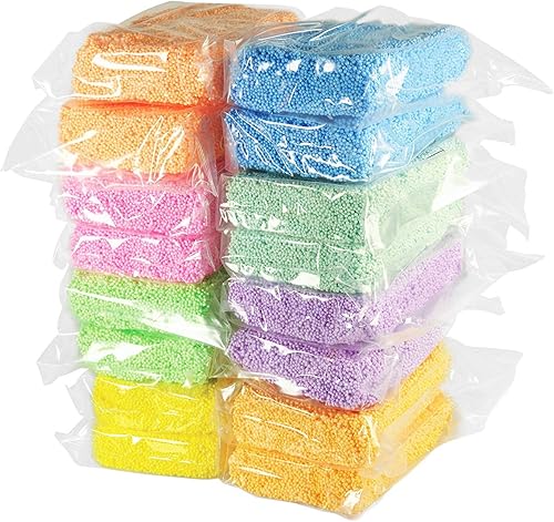 Miniatura 2 de Educational Insights Playfoam Class Pack, no tóxico, nunca se seca, 16 ladrillos gigantes en 8 colores, a partir de 3 años