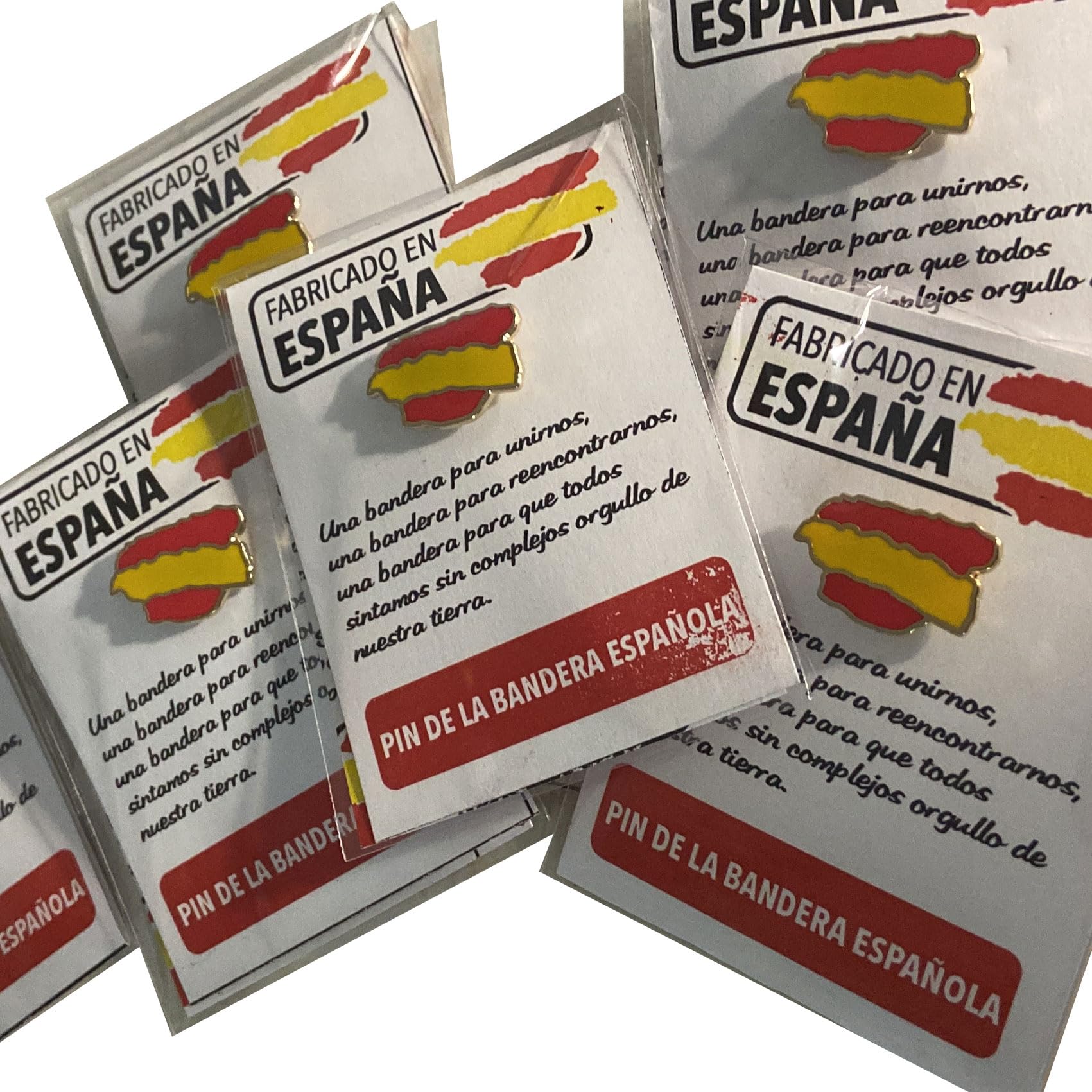 Pin bandera España trazos® 20x13mm diseño registrado