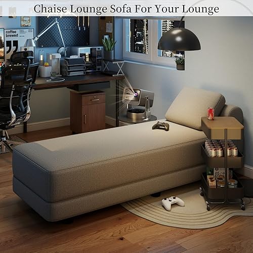 Miniatura 6 de Sofá cama plegable, sofá cama futón con almohada plegable, sofá cama con soporte de espalda, cómodo sofá de piso para sala de estar y dormitorio