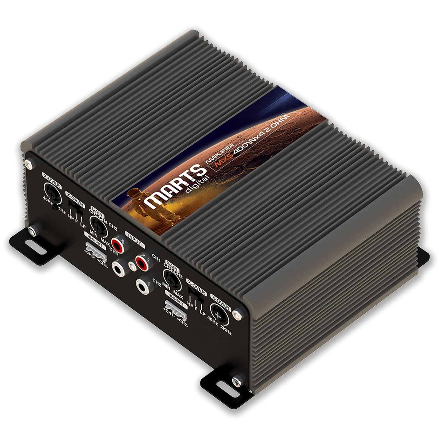 Marts Digital 4 Ch Amplifier Full Range Class D Compact 400 W 2 ohm MXS-400x4-2