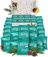 WALTZ 7 Set of 32 Spruce Shower Bombs, Aromatherapy, Calming, Invigorating and Relaxing, Gift Idea for Men and Women, Christmas, Beauty Box