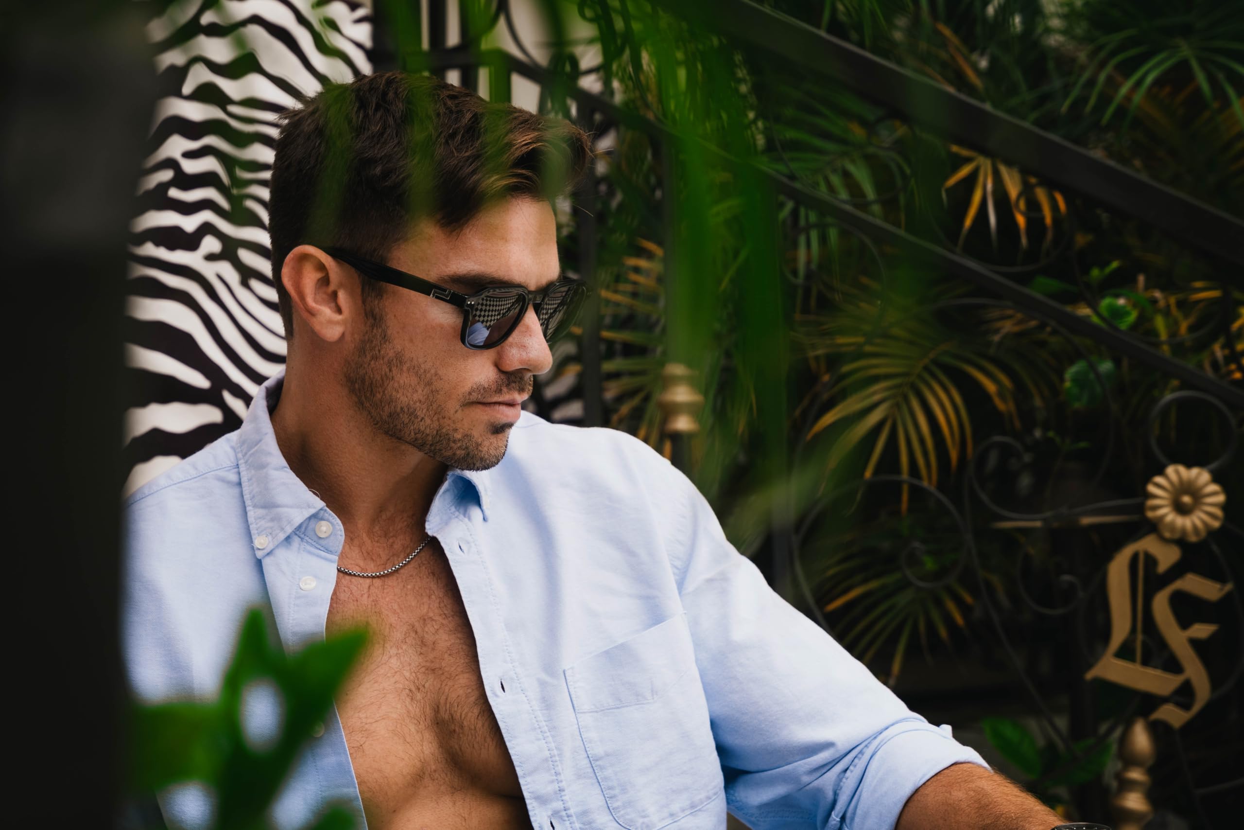 KIAURA Lautner Premium UV400 Polarisierte Sonnenbrille, XL & Original, Formgedächtnis-Acetat-Rahmen, kratzfeste Gläser