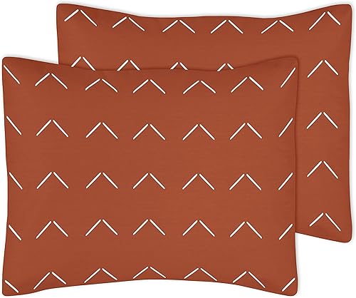 Miniatura 5 de Sweet Jojo Designs Juego de ropa de cama de estilo bohemio con flecha para niños y niñas, edredón para niños, 3 piezas, color marfil naranja