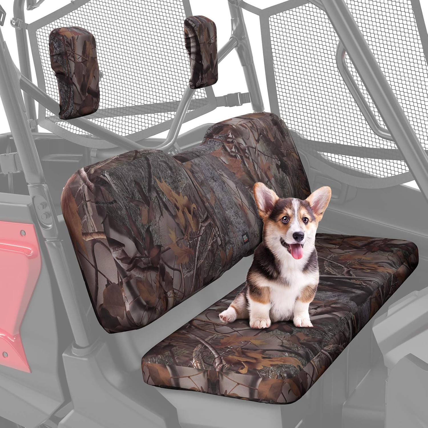 kemimoto Seat Cover Compatible with 2016-2023 Pioneer 1000 & Pioneer 1000-5 Front Seat Only, Pioneer 1000-6 (Camo) : Automotive