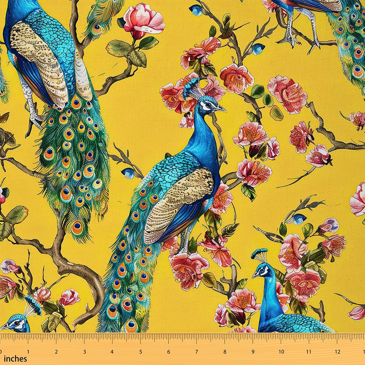 Feelyou Peacock Fabric