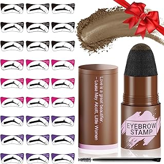 Kit de plantillas para cejas, polvo de cejas,...