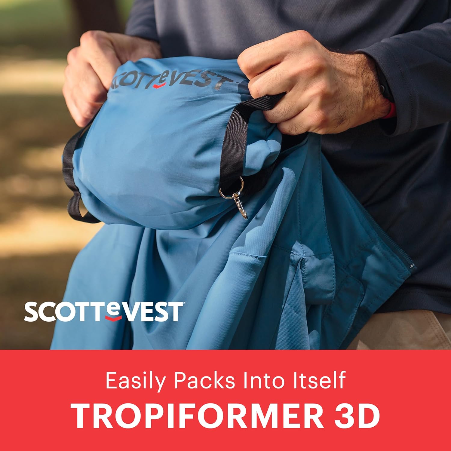 SCOTTeVEST Tropiformer 3D Jacket for Men - 22 Hidden Pockets - Lightweight Water Repellent Coat for Travel & More - Image 4