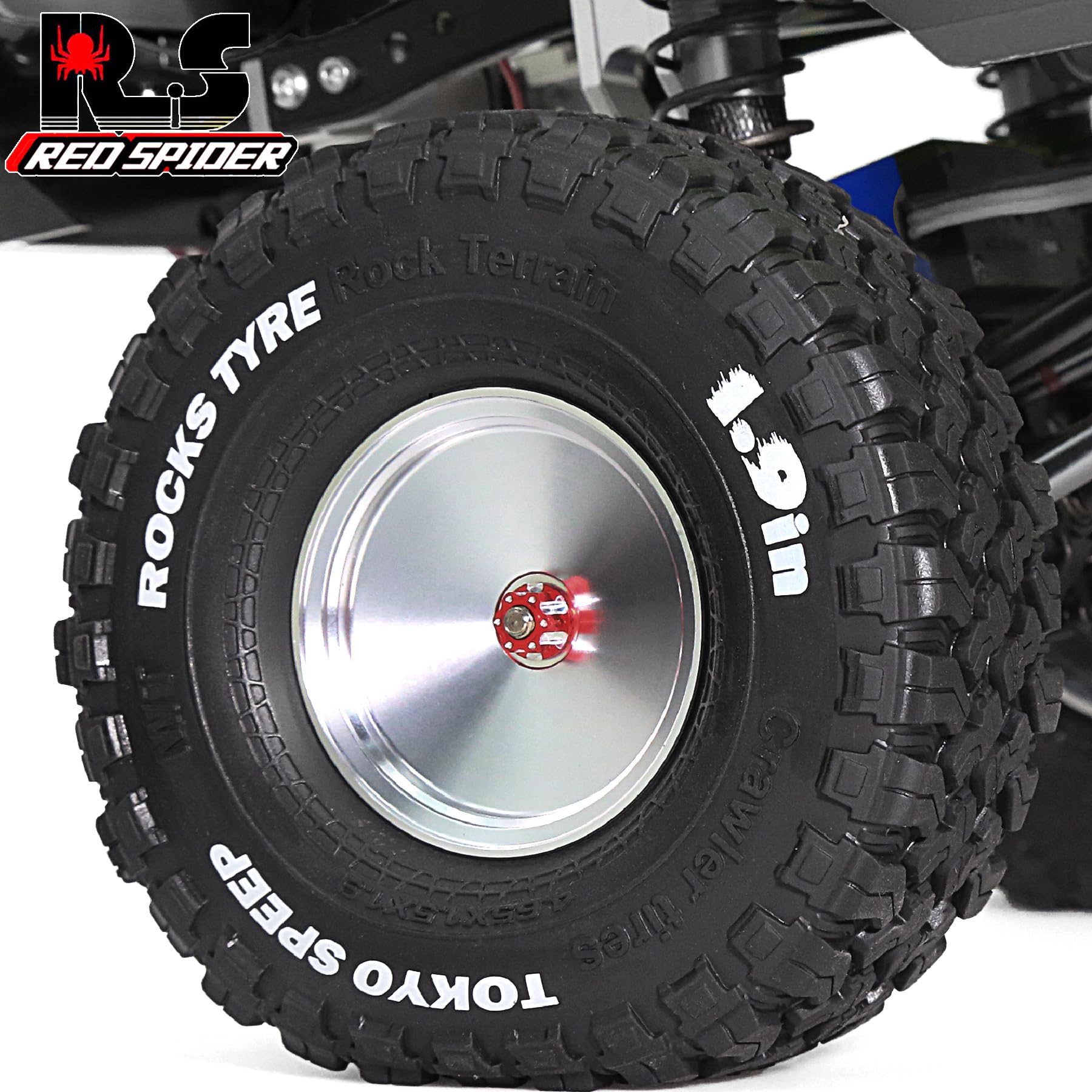 Kyosho 5-Spoke Rear Wheel (2) (Black)