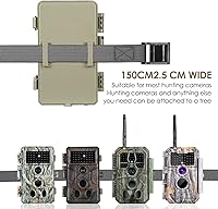 Vista 5 de 5 correas de cámara de rastro, correas de montaje de árbol de cámara, correa de nailon portátil, resistente a los rayos UV y plegable, kit
