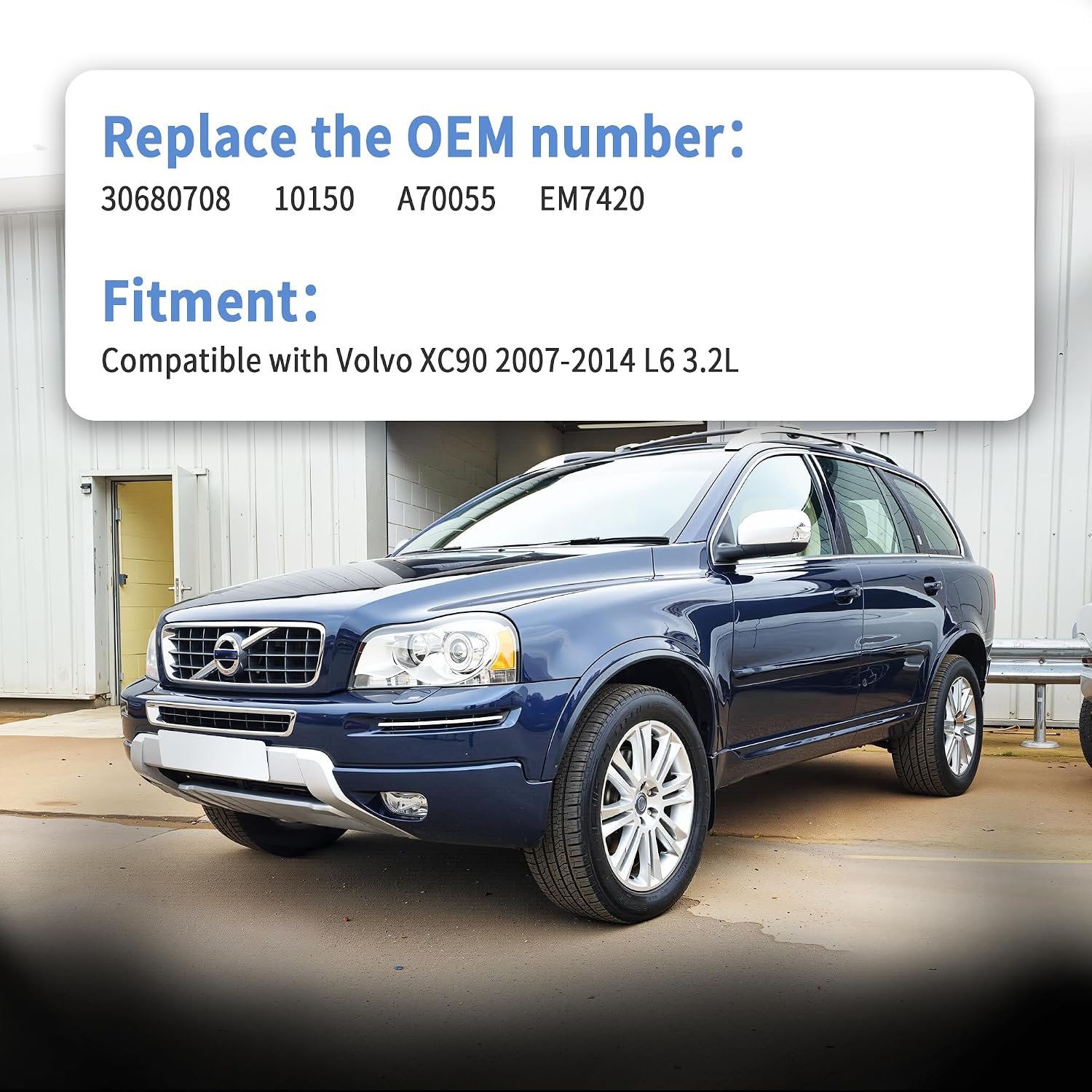 Right Upper Torque Strut Mount A70055 Compatible with Volvo XC90 2007-2014 3.2L, Replaces #30680708 A70055 EM-7420 10150