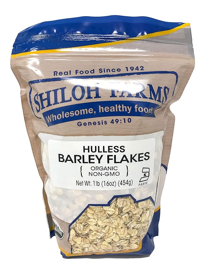 Shiloh Farms Organic Hulless Rolled Barley Flakes 16