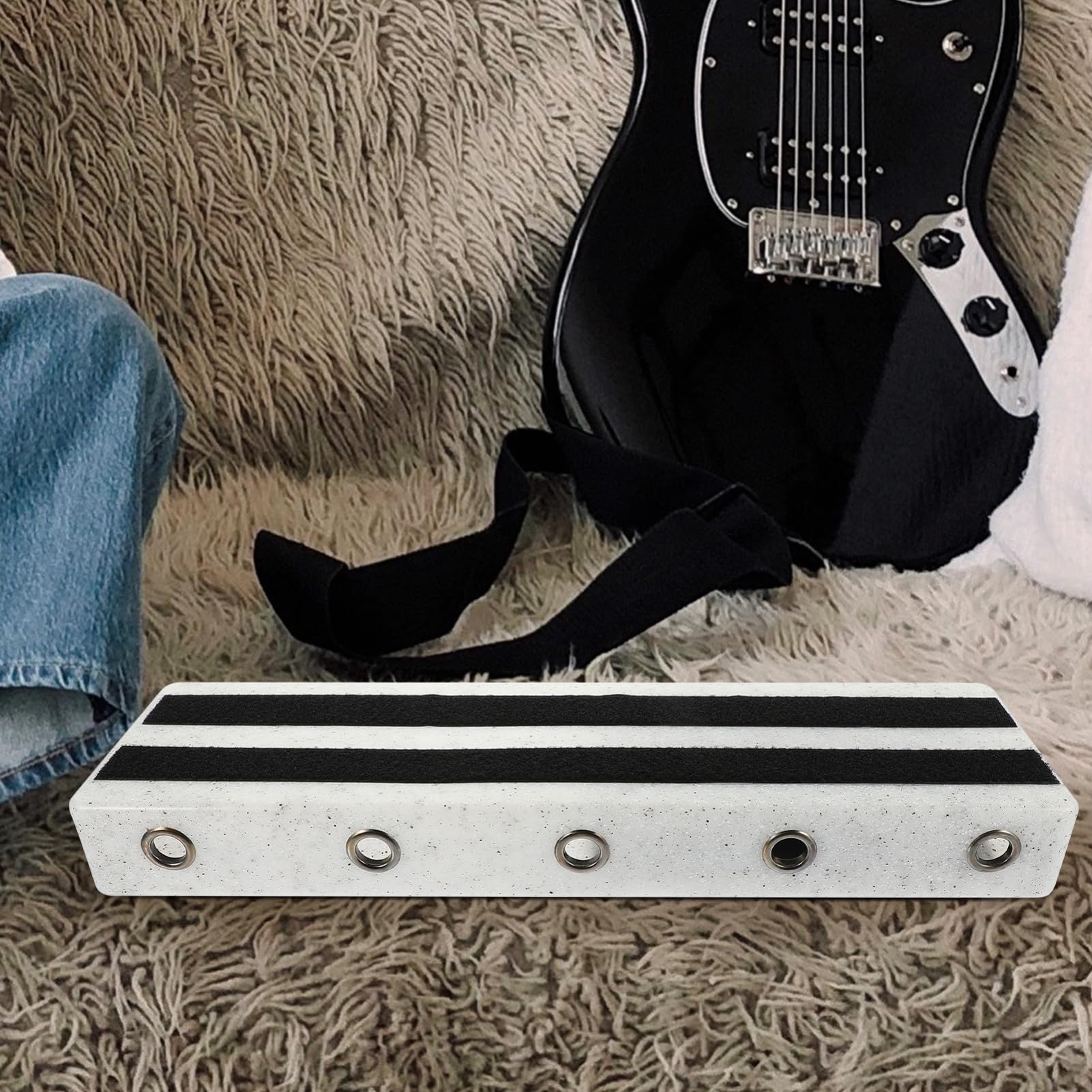 Pedalera De Efectos De Guitarra Eléctrica Resistente y Práctica, Base Organizadora Para Pedales, Placa Soporte Duradera Para Pedalera, Adecuado Para Escenarios y Equipos Musicales