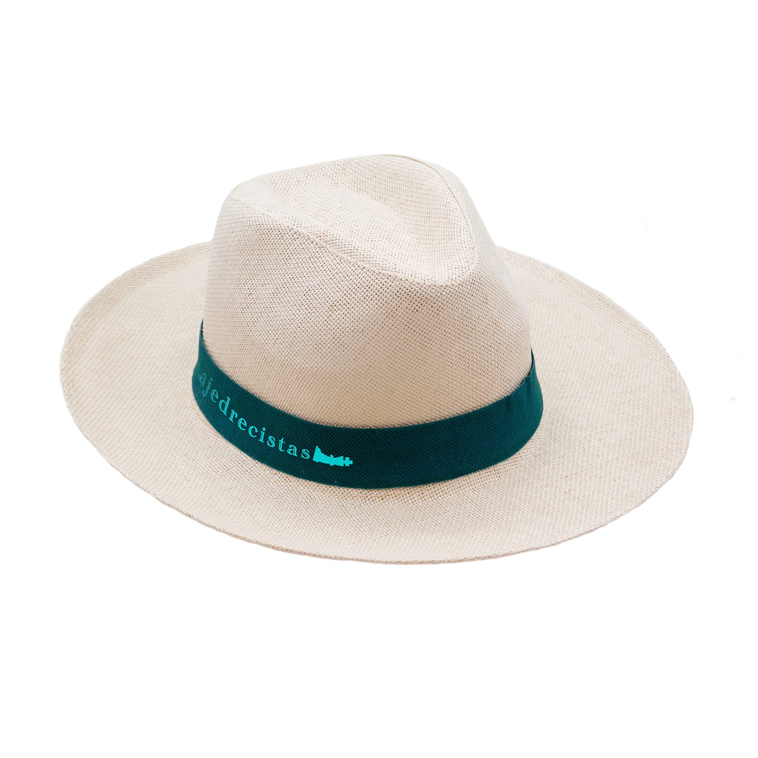 Pack de Sombreros Personalizados Panamá – Gorros de Paja con Tu Logo o Frase en la Cinta - Modelo Acapulco para Hombre y Mujer - En Tono Marrón o Beige