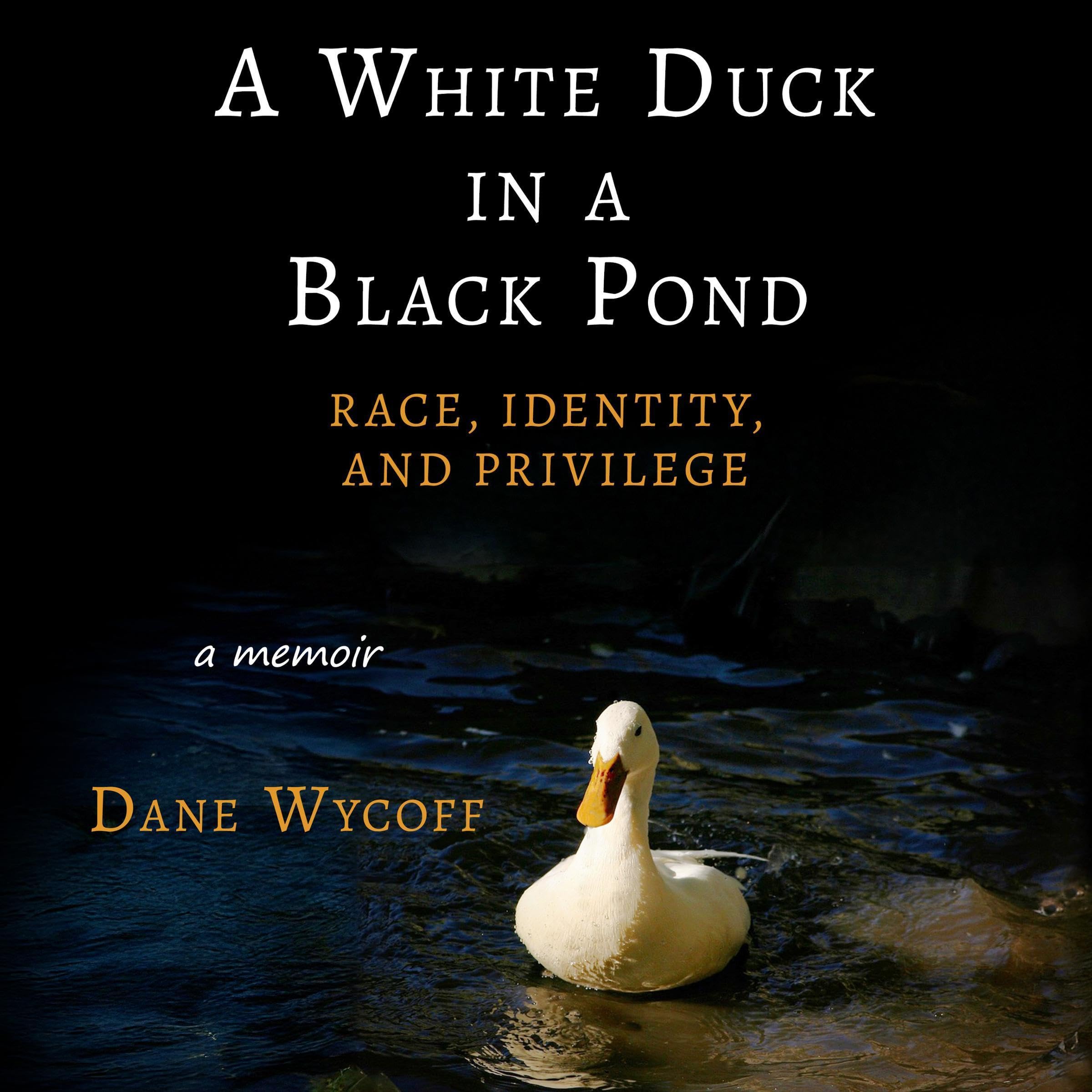 A White Duck in a Black Pond