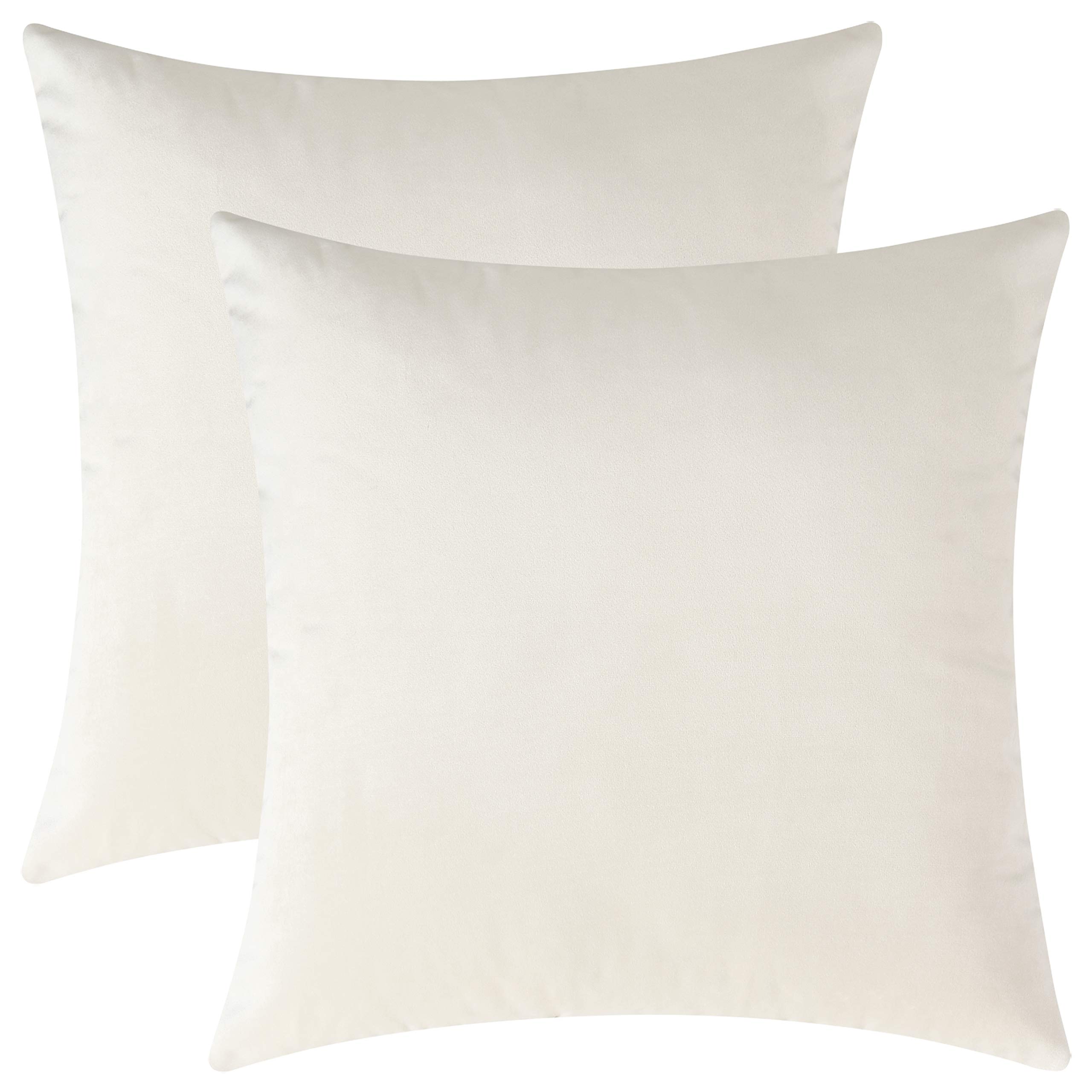 Mixhug Set of 2 Cozy Velvet Square 