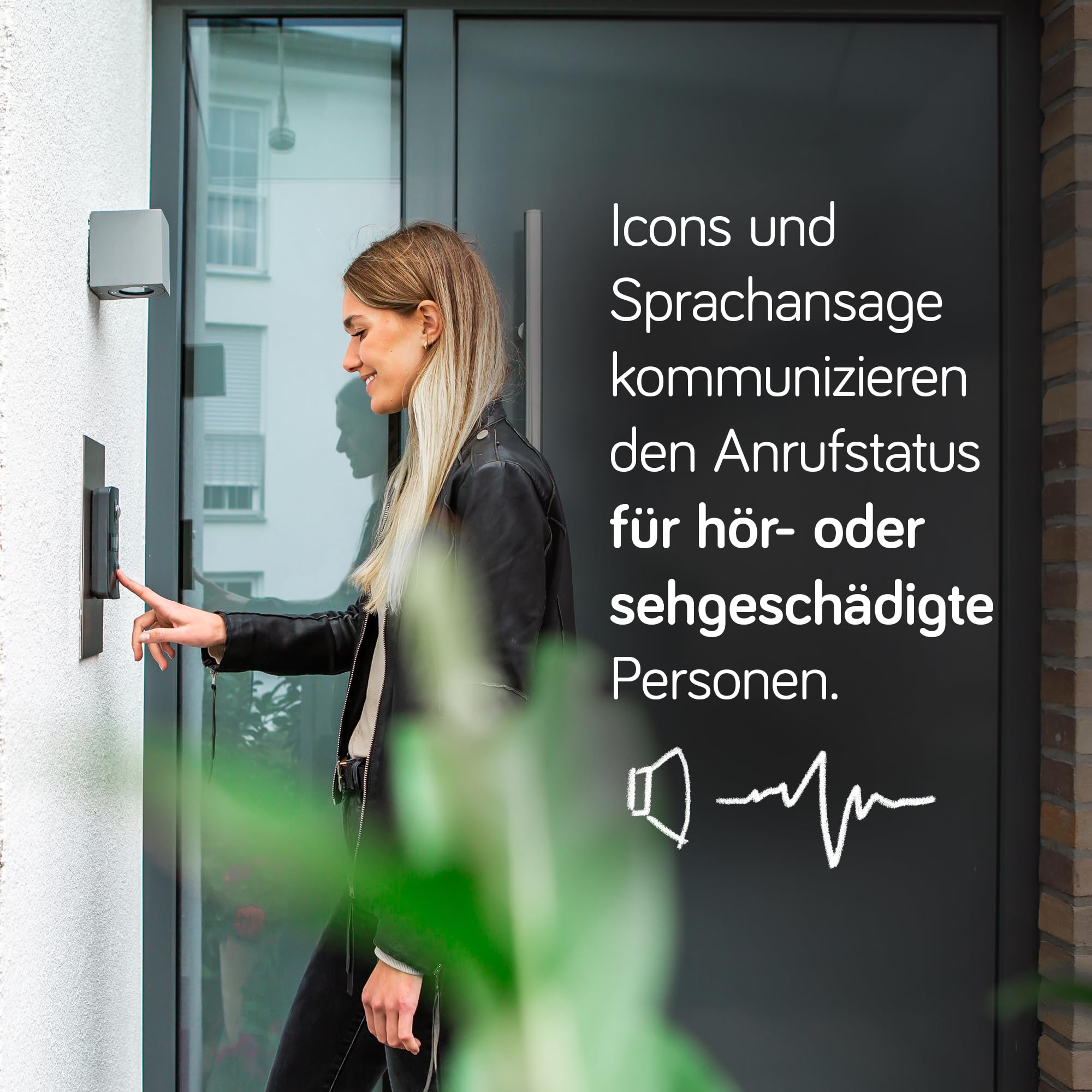 Grothe Türklingel mit Kamera, Sprechanlage & digitalem Namensschild WLAN Türstation Nachtsicht HD-Video silber vidoora VD 720 (Kostenlose App: Tür öffnen, Kamera nutzen, Türrufe verwalten)